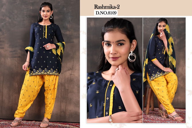 Rashmika 2 Readymade Suits Girls Wear Catalog
